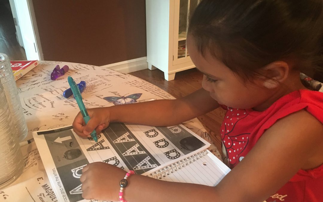 Learning to write…