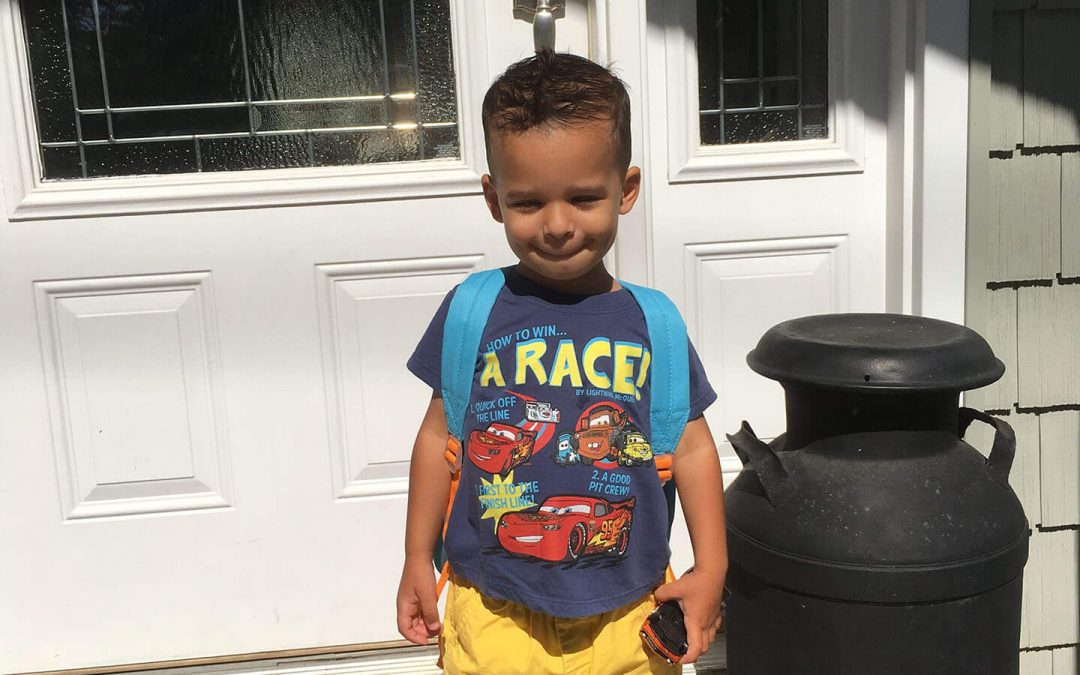 Tyler’s First Day of Nursery School