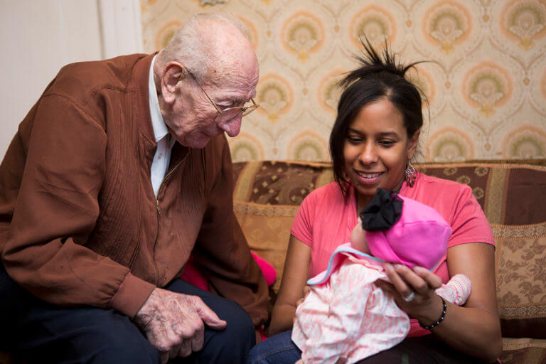 Valentines Day with Great Granfather