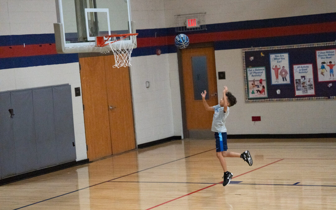 Tylers First BasketBall Practice
